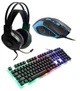 Ігровий комплект 3в1 - Gaming Combo AVAtech - ігрові навушники та клавіатура з підсвіткою + мишка - изображение 1