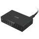Зарядний пристрій Anker PowerPort 10-60W 10-port USB PowerIQ (Black) (A2133L11) - зображення 1