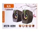 Колонки компьютерные Music DJ K8 Mini 8867 black - изображение 3