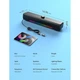 Колонка бездротова комп'ютерна ONIKUMA L16 RGB USB, чорна - зображення 5