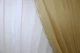 Кухонні шторки VR-Textil № 060к "Дует" з підв'язками темно-бежевий з білим 330х170 см (50-628) - зображення 5