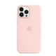 Чохол протиударний силіконовий OEM+ Premium Silicone Case with MagSafe для Apple iPhone 13 Pro Max (6.7") Chalk Pink (MM2R3) - зображення 1