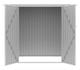Металевий сарай HardMaster KENT 7x5 Cold Grey холодний сірий 005287 - зображення 3