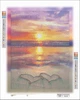 Алмазная мозаика алмазная вышивка Закат на море 40x30 OG00428SS - изображение 2