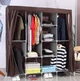 Складной тканевый шкаф Storage Wardrobe на 4 секции Коричневый (2000992417938) - изображение 3
