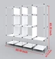 Складной тканевый шкаф Storage Wardrobe на 4 секции Коричневый (2000992417938) - изображение 4