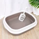 Туалет для кішок з лопаткою Taotaopets 225501 46*38*13 см Coffee - зображення 4