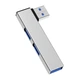 Адаптер Перехідник USB на USB 3.0 Bodasan Gray (W050728) - зображення 1