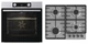 Комплект Gorenje духовка електрична + варильна поверхня газова SET_BO6737E02XK_G642ABX - зображення 1