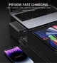 Портативний зарядний пристрій , 27000 mA, Choetech B635-BK чорний - зображення 6