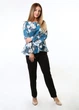 Блуза inDresser M Бирюзовый (IN-F0830Я041Б-Turquoise) - изображение 2