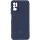 Чохол Silicone Cover My Color Full Camera (A) для Xiaomi Poco M3 Pro Синій / Midnight blue - зображення 1
