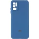 Чохол Silicone Cover My Color Full Camera (A) для Xiaomi Poco M3 Pro Синій / Navy Blue - зображення 1