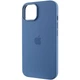 Чохол Silicone Case Metal Buttons (AA) для Apple iPhone 12 Pro Max Синій/Blue Jay (ITS-00000065322_12) - изображение 3