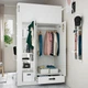 Кровать-чердак IKEA СМОСТАД, белый белый, с письменным столом с 3 ящиками, 90x200 см, 594.288.73 - изображение 5