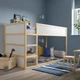 Подушка на скамью IKEA БЭНККАМРАТ, орнамент «точки», 90x50x3 см, 804.618.89 - изображение 3