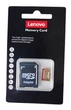 Карта пам'яті microSD 128GB Lenovo 128 гігабайт Class 10 + SD-adapter, золота - зображення 1