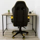 Крісло ігрове GAMING CHAIR OC-810 з підставкою для ніг, колір чорний/жовтий - зображення 9