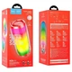 Портативна Bluetooth колонка з LED підсвічуванням HOCO HC8 Pulsating Colorful Luminous 10W Red - изображение 4
