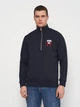Толстовка на молнии мужская Tommy Hilfiger 11186.4 S (44) Темно-синяя (2000000001395) - изображение 1