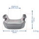 Автокрісло бустер JR5, Capsula, 15-36kg, 4-12 років, сірий, Alca - Германія (773020) - изображение 2