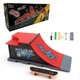 Набор фингерборд Skatepark fingerboard скейт парк пальчиковый скейт-фингерборд с трамплином и скейт 1810 C - изображение 1