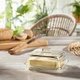 Масленка IKEA VITROCKA прозрачное стекло, 904.866.86 - изображение 3
