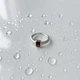 Серебряное кольцо с натуральным гранатом 1.477ct, вес изделия 2,64 гр (2152040) - изображение 2