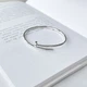 Серебряный браслет с без камней, вес изделия 13,24 гр (2147695) - изображение 4