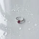 Срібна каблучка з натуральним рубіном 1.745ct, вага виробу 2,87 гр (2152958) - зображення 2