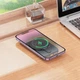 Павербанк з бездротовою зарядкою Qi 15W Hoco J117 Esteem Magnetic Wireless Fast Charge 2в1 5000 mAh 20W Black - изображение 5