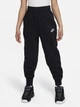 Подростковые спортивные штаны-джоггеры для девочки Nike G Nsw Club Flc Hr Ftd Pnt Lbr FD2921-010 156-166 см Black/Black/White (196607235157) - изображение 1