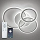 Люстра светодиодная потолочная LUMINARIA SONNE 90W 4R 590/525 WHITE/CHROME 220V IP20, LED светильник с пультом ДУ - изображение 1