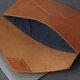 Кожаный чехол для MacBook Pro 16" 2019-2025 INCARNE Message Коньяк - изображение 10