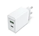 Зарядний пристрій Vention Two-Port USB(A+C) Wall Charger (18W/20W) EU-Plug White (FBBW0-EU) - изображение 1