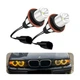 LED маркеры BMW ангельсике глазки E39 E53 E60 E87 E83 E61 E63 янтарные - изображение 1