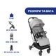 Прогулочная коляска Chicco Trolley Me Серая (79865.28) - изображение 4