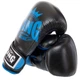Рукавички для боксу шкіряні на липучці Top King Boxing 0363 12 унцій Black-Blue - зображення 3