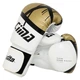 Перчатки боксерские на липучке Cima 8964 12 унций White-Gold - изображение 3