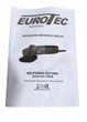Шлифмашинка угловая Eurotec 1500Вт 240В - изображение 6