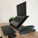 Столик трансформер для ноутбука с охлаждением Laptop Table T8 подставка портативная с вентилятором (imn5001) - изображение 2
