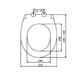 Сидіння для унітаза NKP Star 0422 Soft Close+Quick Release дюропласт Білий - зображення 2