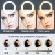Кольцевая USB LED лампа с поворотным механизмом, настольный штатив. держатели для 2 телефонов 16 см Белый (sv2612-7) - изображение 4