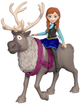 Ігровий набір Disney Frozen Small Dolls Anna & Sven Spielset (0194735121342) - зображення 3