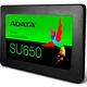 SSD Накопичувач Диск ADATA Ultimate SU650 120GB 2.5" 7mm SATA III (ASU650SS-120GT-R) носій даних для ПК/компьютера/ноутбука Чорний - изображение 4