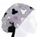 Медицинская шапочка женская HeadwearUniverse универсальная принт Микки Маус розовый бантик - изображение 1