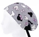Медицинская шапочка женская HeadwearUniverse универсальная принт Микки Маус розовый бантик - изображение 3