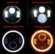 Универсальные светодиодные led фары 7 дюймов Led DRL оптика Нива Уаз Газ Ваз Honda 2101 DRL ДХО Autoexpect (90400) - изображение 9