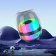 Портативна Bluetooth колонка з кольоровою підсвіткою HOCO BS58 Crystal Colorful Luminous 10W Black - зображення 6