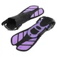 Ласты тренировочные короткие с открытой пяткой CIMA 8968 размер L-XL (42-47) Purple-Black - изображение 4
